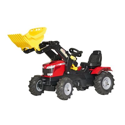<div class="uk-panel tm-source-woo-description"><p>Jouet rollyFarmtrac MF7726, tracteur à pédale avec chargeur, roues pneumatiques</p>
<p>Marque: Rolly</p>
</div>