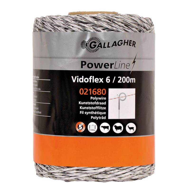 Vidoflex 6 Powerline (blanc, 400 mètre)