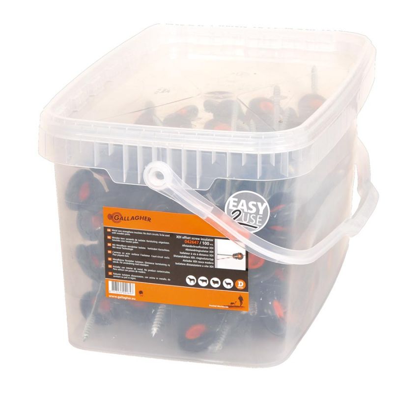 Isolateur à vis à distance XDI, 18cm (100 pcs) – Image 3