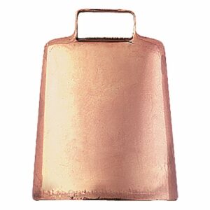 CLOCHE ACIER CUIVREE 8X9,5