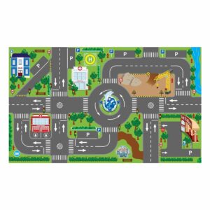 Jouet Tapis de signalisation avec feux de signalisation à LED 1:32